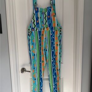 Colorful Geometric Overalls